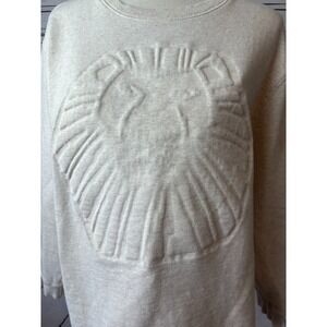 The Lion King Embossed Pullover Sweatshirt Adult XL Extra Large Broadway Musical